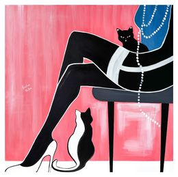 Édition, Jealous Cats (Giclée Print), Kristina Mallen