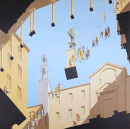 Peinture, Piazza, Bernard Vié