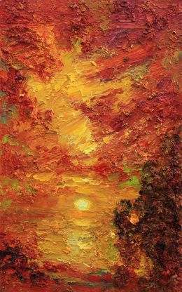 Painting, Sunset time, Alisa Onipchenko-Cherniakovska
