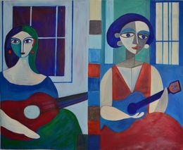 Painting, My wild music 4, Isafara