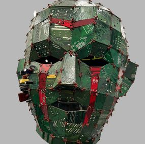 Sculpture, Totem Portrait of Modern People, Liu Bolin