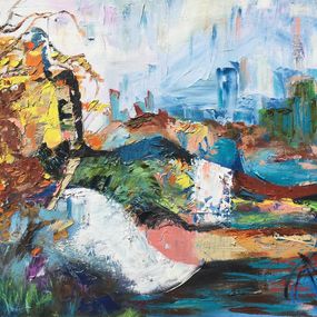 Gemälde, Urban Reverie, Mariam Qureshi