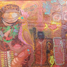 Gemälde, Mes soeurs iraniennes, Annick Bonnet Dupeyron