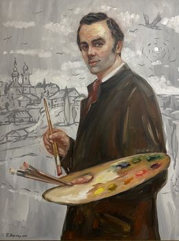 Peinture, Young artist Taras Shevchenko, Pavlo Marinets