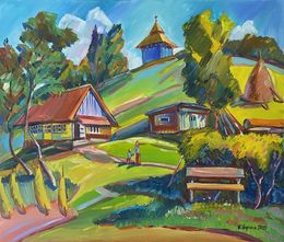 Peinture, Grandma's summer, Pavlo Marinets