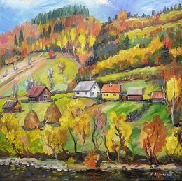 Peinture, Autumn Carpathians, Pavlo Marinets