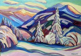 Peinture, Winter morning, Pavlo Marinets