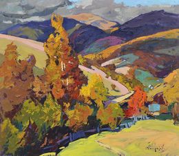 Painting, Kolochava Valleys, Alexander Shandor