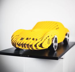 Sculpture, GTO yellow, Jean François Piecourt