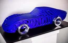 Sculpture, GTO blue, Jean François Piecourt