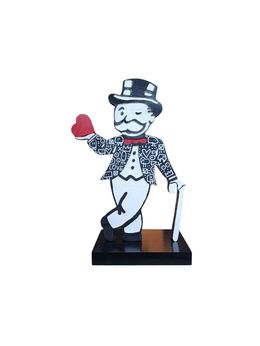 Sculpture, Monopoly Heart doodle, Ravi