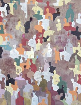 Painting, Together in the Heart of Fall, Gaëtan de Séguin