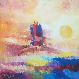 Peinture, Viewing The Sun 6, Paul Akiiki