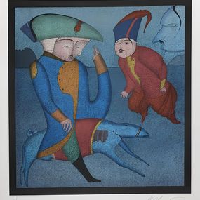 Print, Les gendarmes, Mikhail Chemiakine