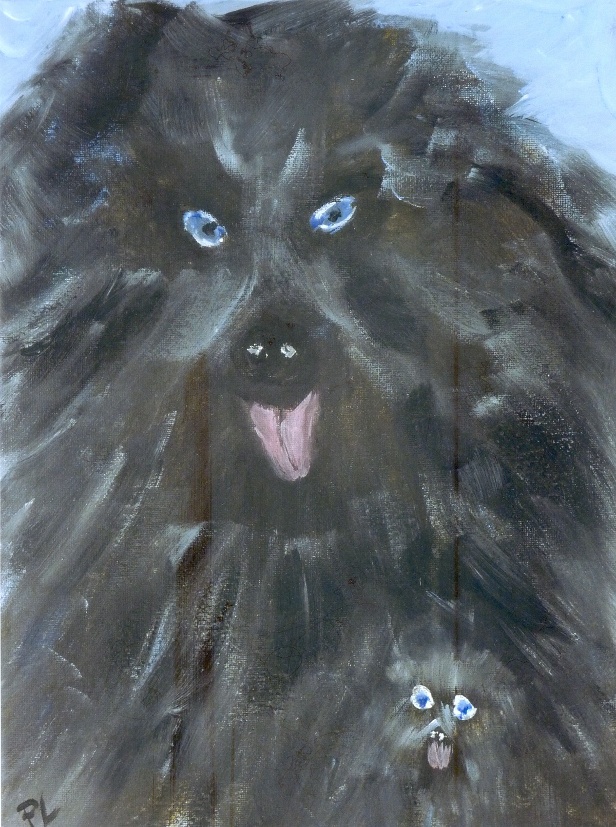 Paola Lanzi, Chien et son petit Paola Lanzi, Chien et son petit