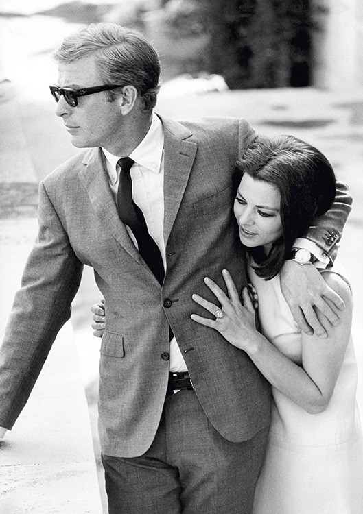 Terry O'Neill, Michael Caine with Giovanna Ralli Terry O'Neill, Michael Caine with Giovanna Ralli