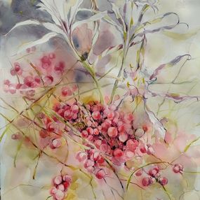 Gemälde, Fleurs/Sur la plage abandonnée/ Série "24 bouquets de saison", Nadia Bodnar