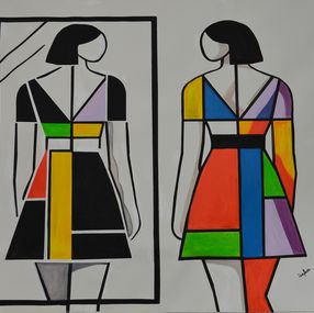 Gemälde, Isafara, Mirror 3, Isafara