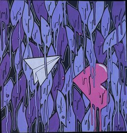 Gemälde, Amour Aérien 3, Vast