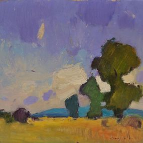 Gemälde, Sketch in Field, Alexander Shandor