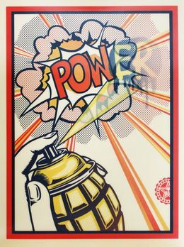 Print, Power, édition lenticulaire à 2 phases visuelles, Shepard Fairey (Obey)
