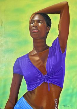 Peinture, Reflection - 21st Century Contemporary, Figurative Portrait, Fashion, Women, Tolulope Adigbo