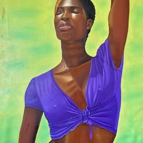 Gemälde, Reflection - 21st Century Contemporary, Figurative Portrait, Fashion, Women, Tolulope Adigbo