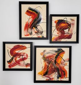 Painting, On the move 2 (Quadriptyque), Thomas Jeunet