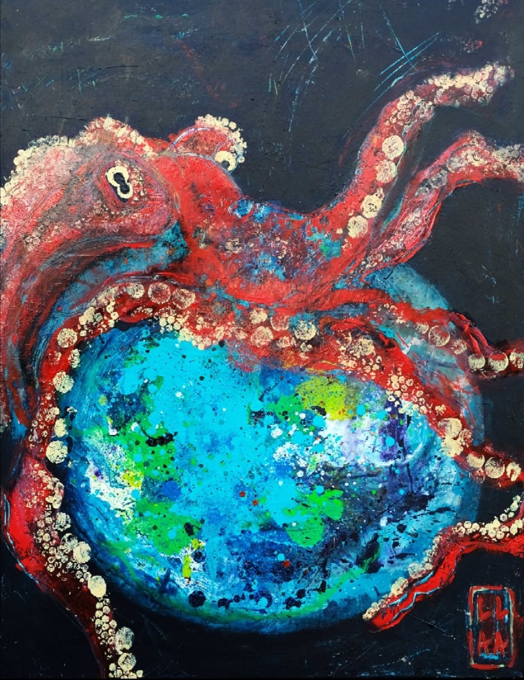 Adélaïde Leferme, Kraken poulpe pieuvre monde universe monstre red earth ecologie Adélaïde Leferme, Kraken poulpe pieuvre monde universe monstre red earth ecologie