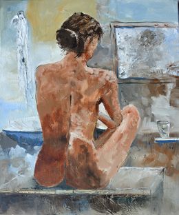 Gemälde, After the bath, Pol Ledent