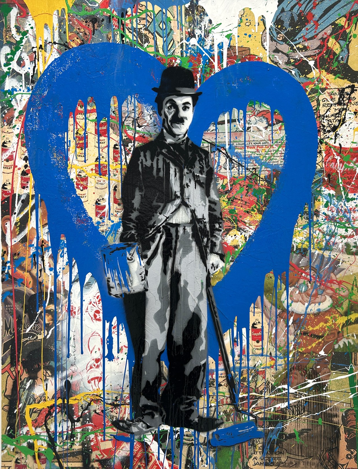 Mr Brainwash, Charlie Chaplin Mr Brainwash, Charlie Chaplin