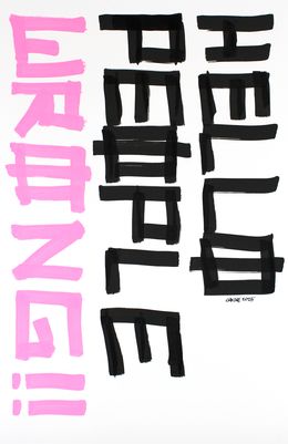 Fine Art Drawings, Hello people, Michael Grine