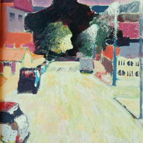 Gemälde, Via Lazio di sera, Luigi Iona