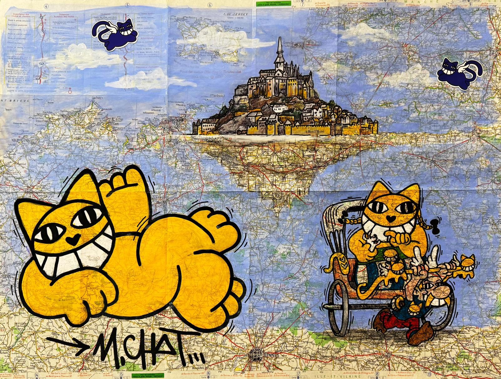 M.Chat, M. Chat au Mont Saint-Michel M.Chat, M. Chat au Mont Saint-Michel