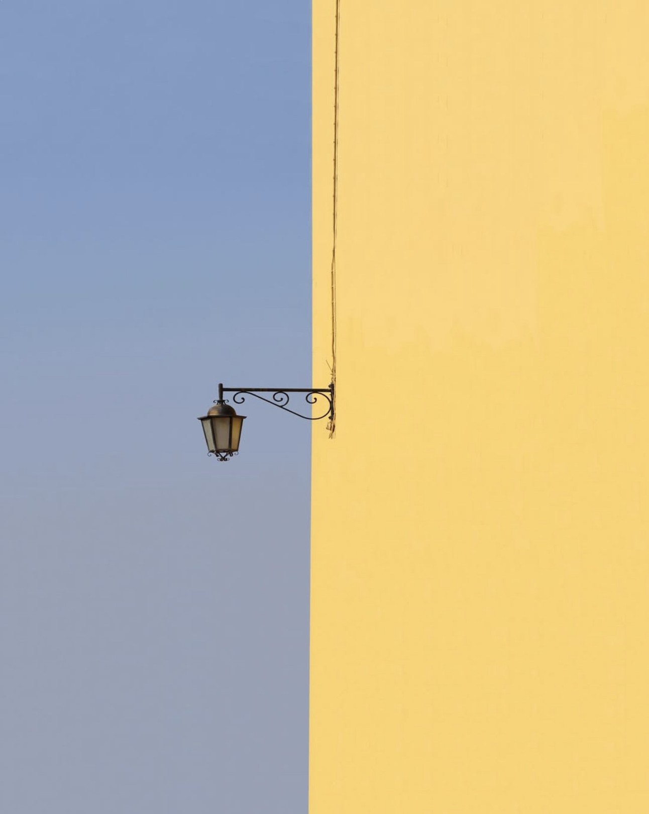 Marcus Cederberg, Yellow wall with lamp Marcus Cederberg, Yellow wall with lamp