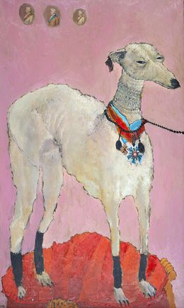Painting, Le Chien Royal, Maxime Vardanian