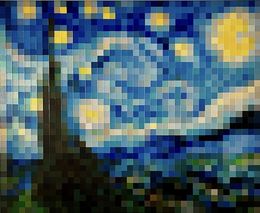 Painting, Nuit étoilée, Marie KVK