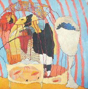 Painting, La Cage aux Oiseaux, Maxime Vardanian
