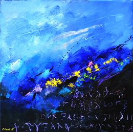 Painting, Ode to a blue sky, Pol Ledent