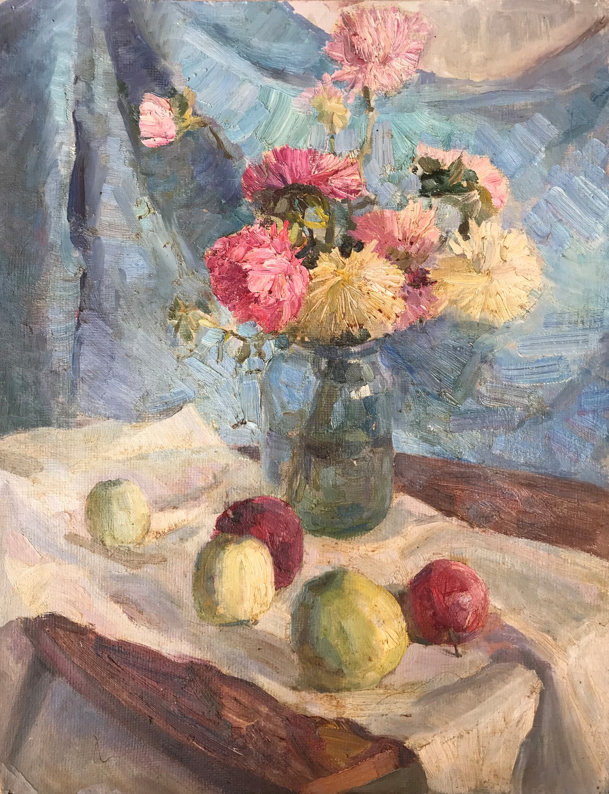 Mishurovsky Victor, Flowers and apples Mishurovsky Victor, Flowers and apples