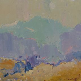 Painting, Morning in the Backlighting, Alexander Shandor