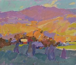 Painting, Autumn Day, Alexander Shandor