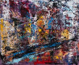 Peinture, Création L081. Contrastes intenses et textures vibrantes, Jean-Jacques Marie