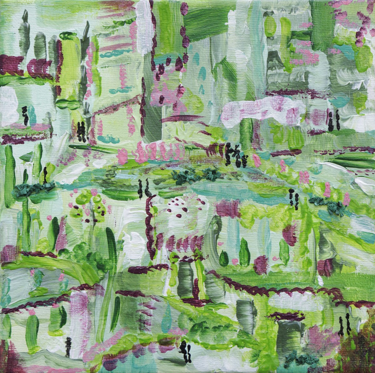 Flov', Donnez nous des jardins - Série abstraction colorée Flov', Donnez nous des jardins - Série abstraction colorée