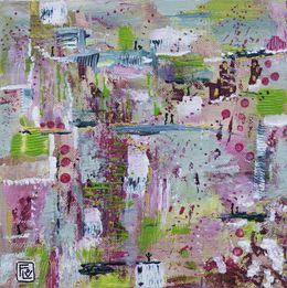 Peinture, Délivrance - Série abstraction colorée, Flov'