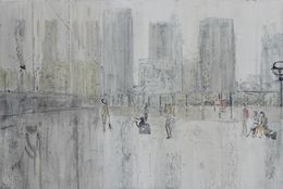Painting, Poésie 2 - Shot photos à La Défense, Michel Bianconi