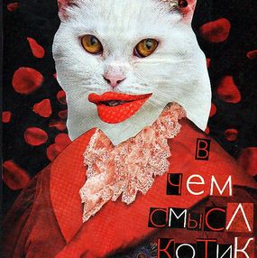 Gemälde, What's the point, cat? - Paws, Ekaterina Shitova