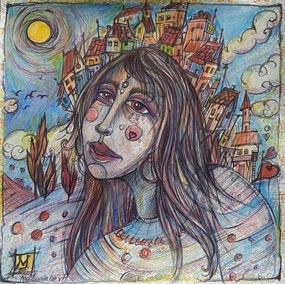 Gemälde, Portrait imaginaire I, Florence Malcombe