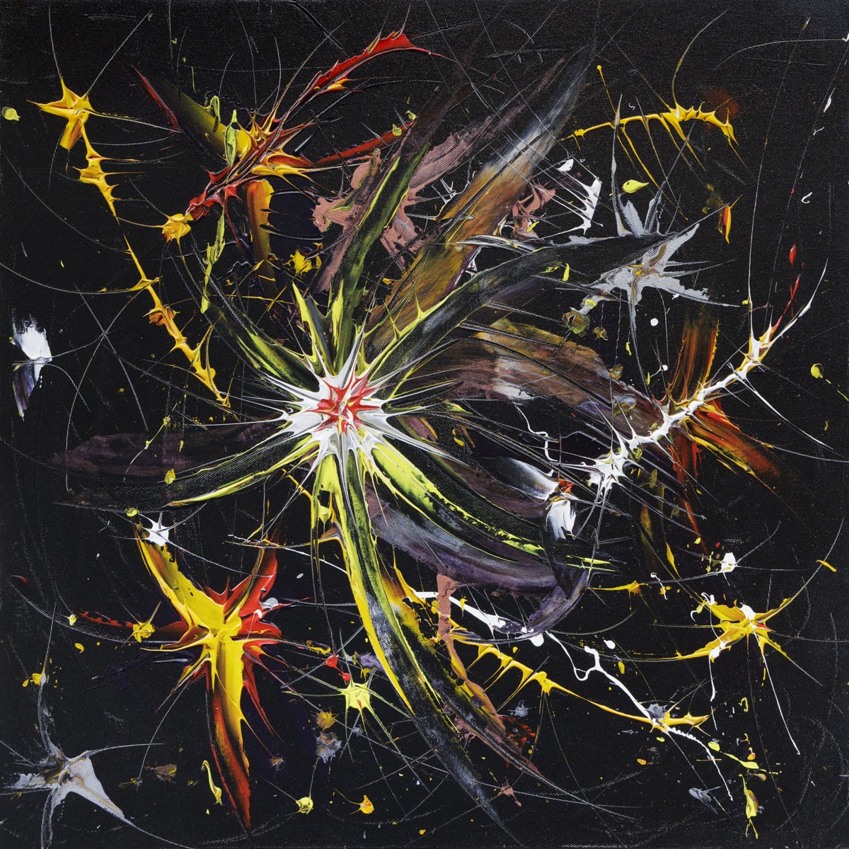 Marc Michon, Oiseaux du paradis - Série Synapses, explosion de couleurs Marc Michon, Oiseaux du paradis - Série Synapses, explosion de couleurs