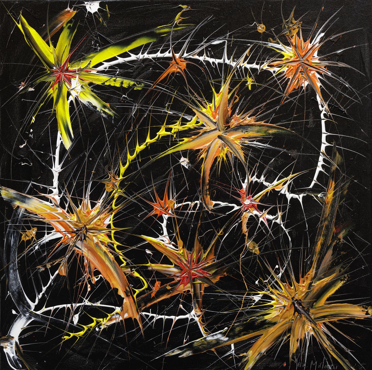 Marc Michon, Emploi du temps - Série Synapses, explosion de couleurs Marc Michon, Emploi du temps - Série Synapses, explosion de couleurs